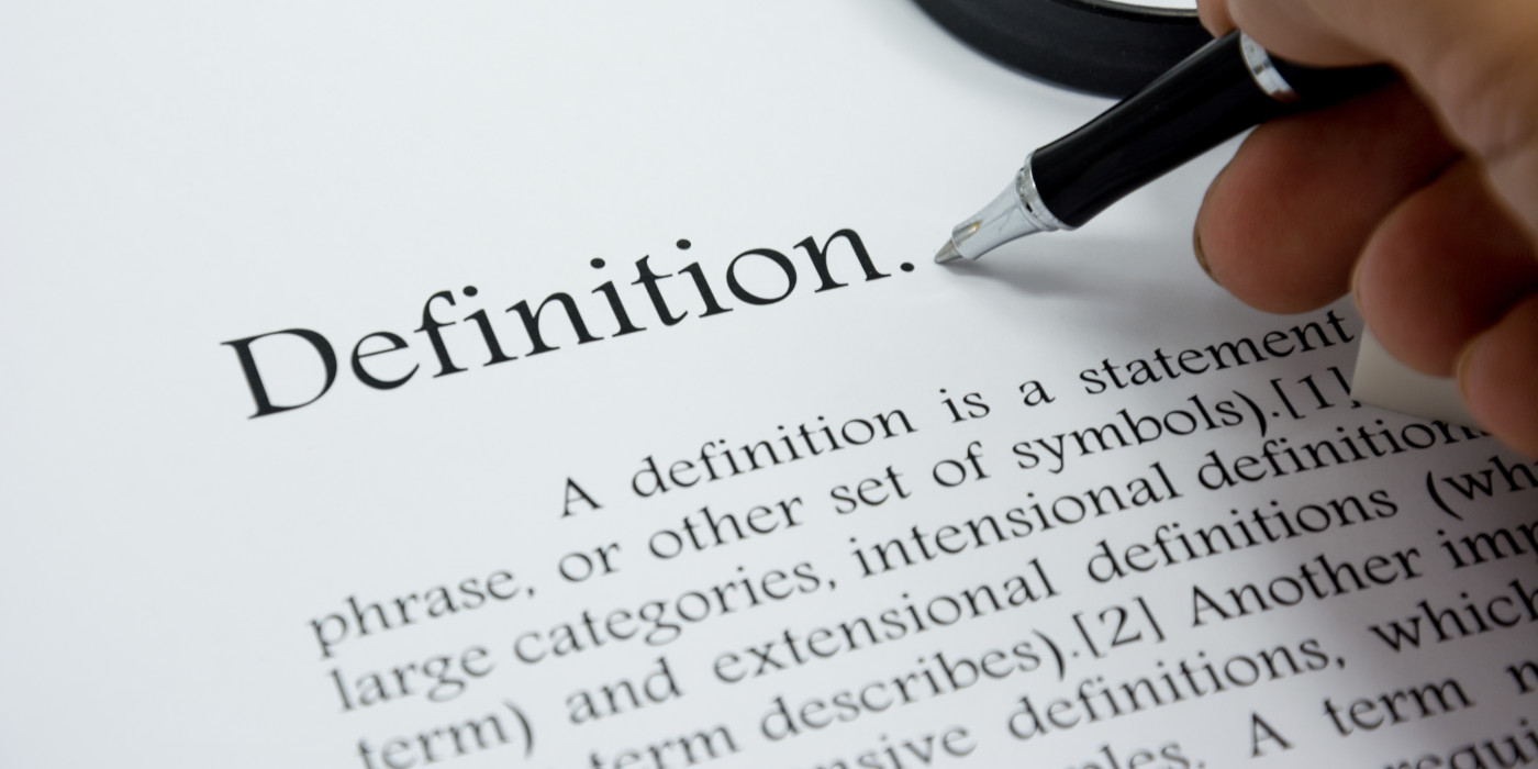 Document defining the word 'definition'