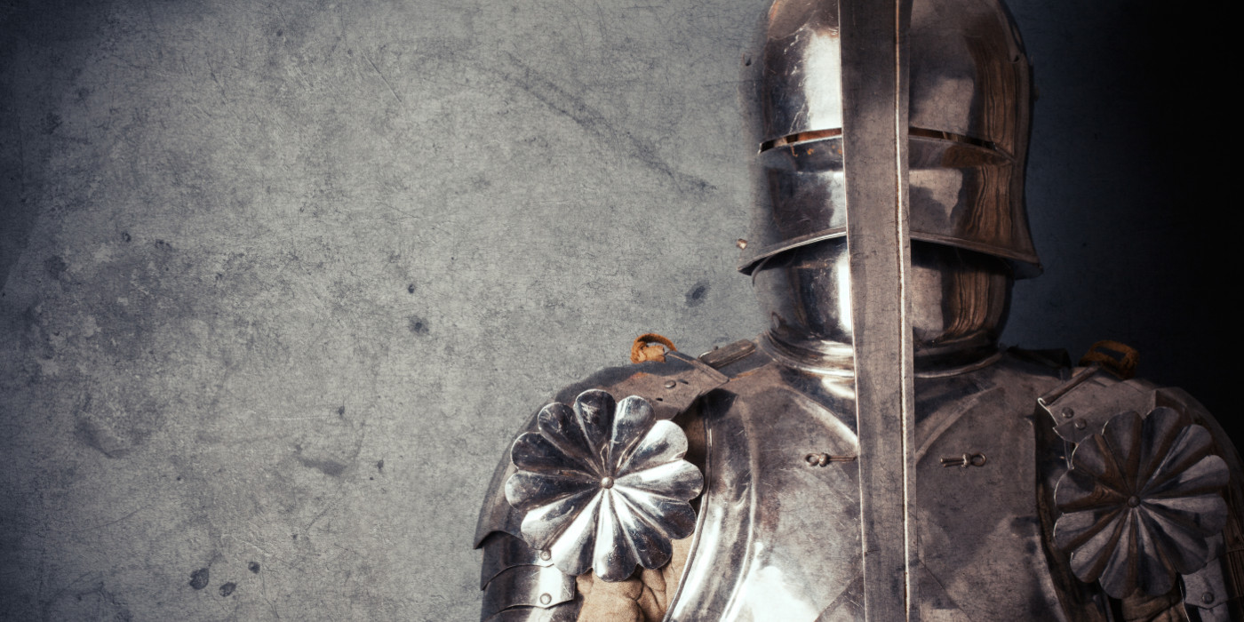 A knight in a full suit of armor, exemplifying the scenario in the follow unit test.