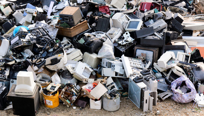 Pile of Tech Waste